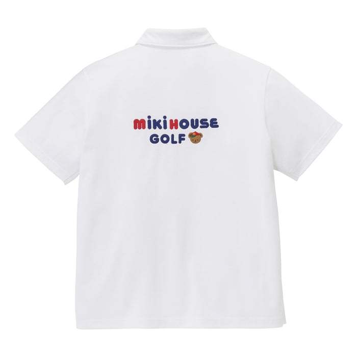 ミキハウスベア 半袖ポロシャツ（大人用） | ミキハウスオフィシャルサイト