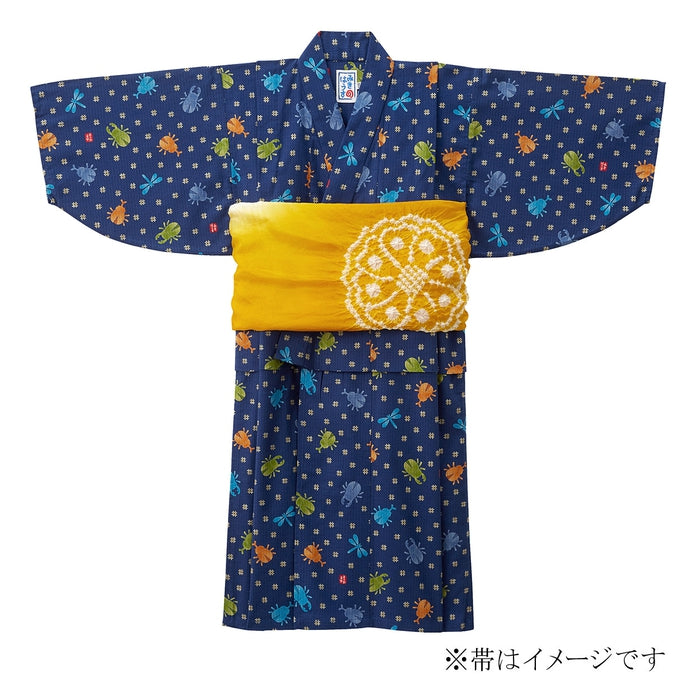 クワガタ・とんぼ柄浴衣(男児用) | ミキハウスオフィシャルサイト