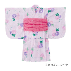 あさがお柄浴衣(女児用) | ミキハウスオフィシャルサイト
