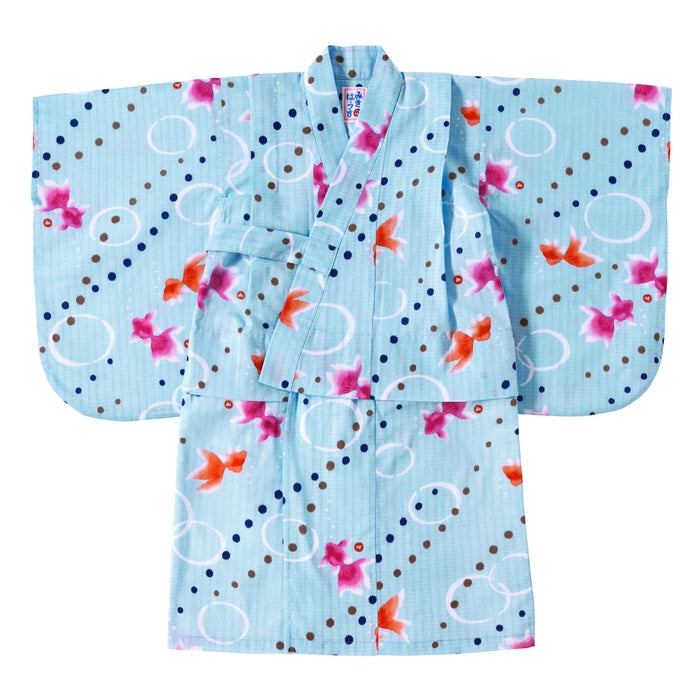 金魚柄浴衣(女児用)