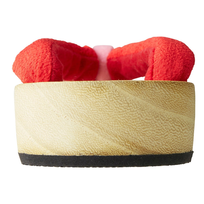 樱花图案的白木木屐