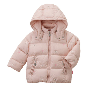 Pucchi & Usako embroidery down jacket pink 商品画像