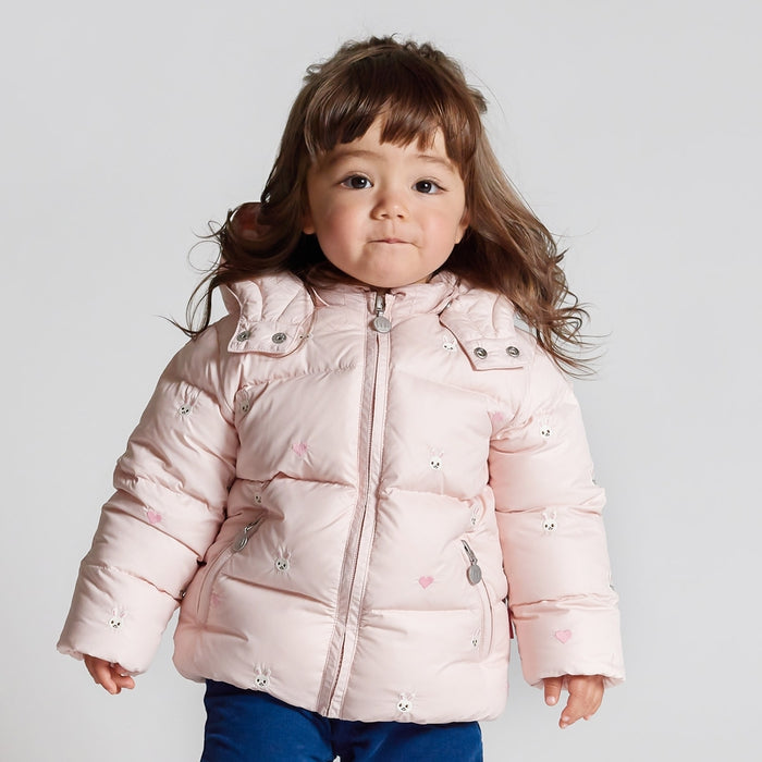 Puccie & Rabbit 자수 다운 재킷