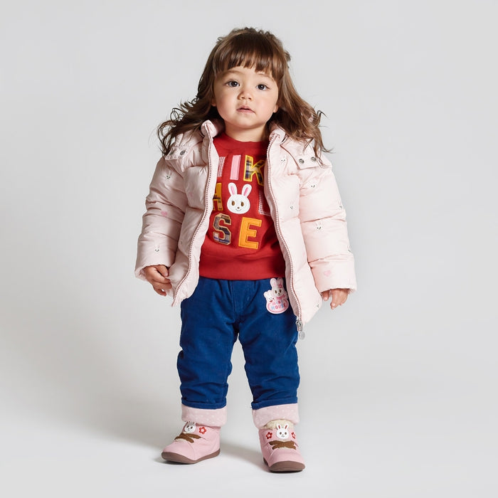 Puccie & Rabbit 자수 다운 재킷