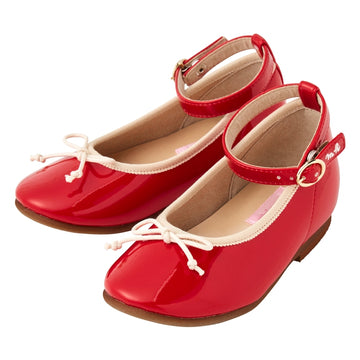 ankle strap kids shoes red 商品画像