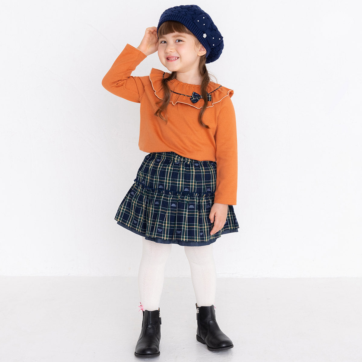 サイドゴア牛革ブーツ