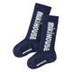 Vertical logo high socks
