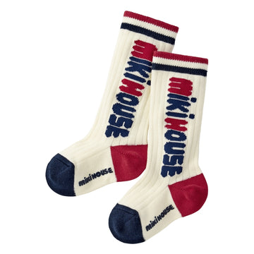 Vertical logo high socks ivory 商品画像