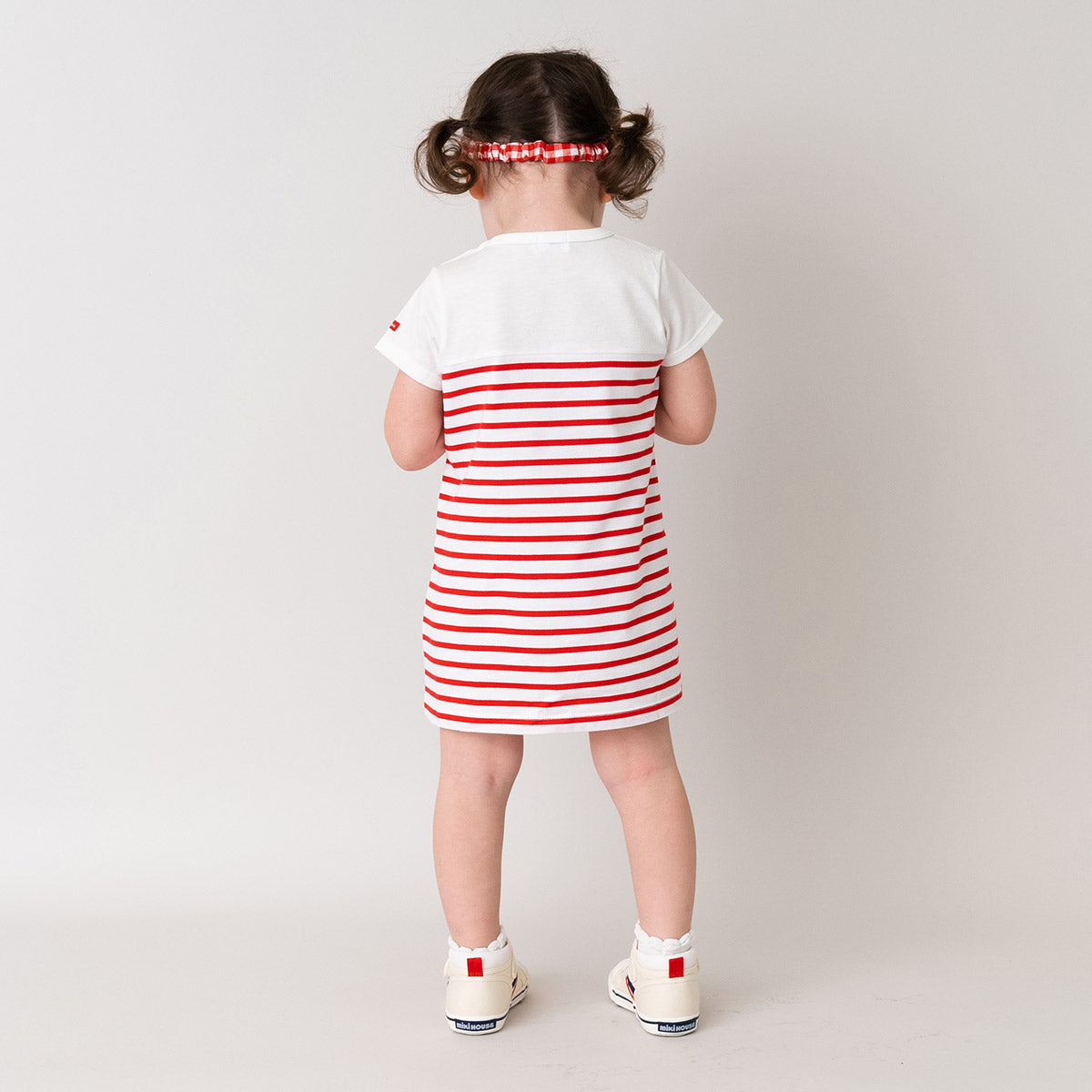 ギンガムチェックヘアバンド