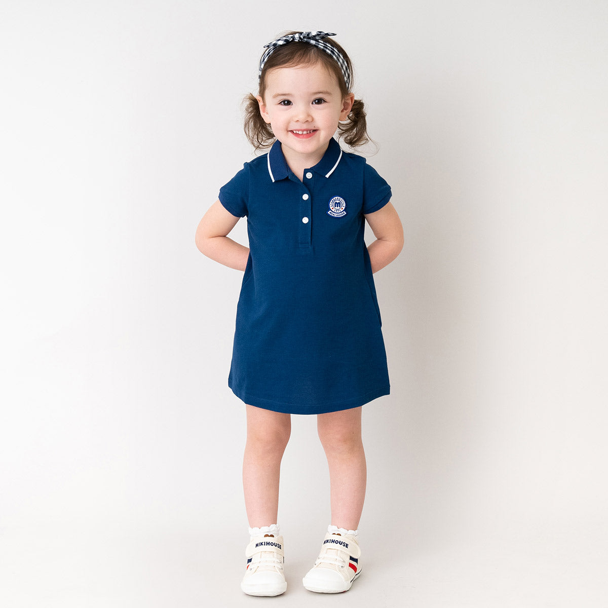 ギンガムチェックヘアバンド