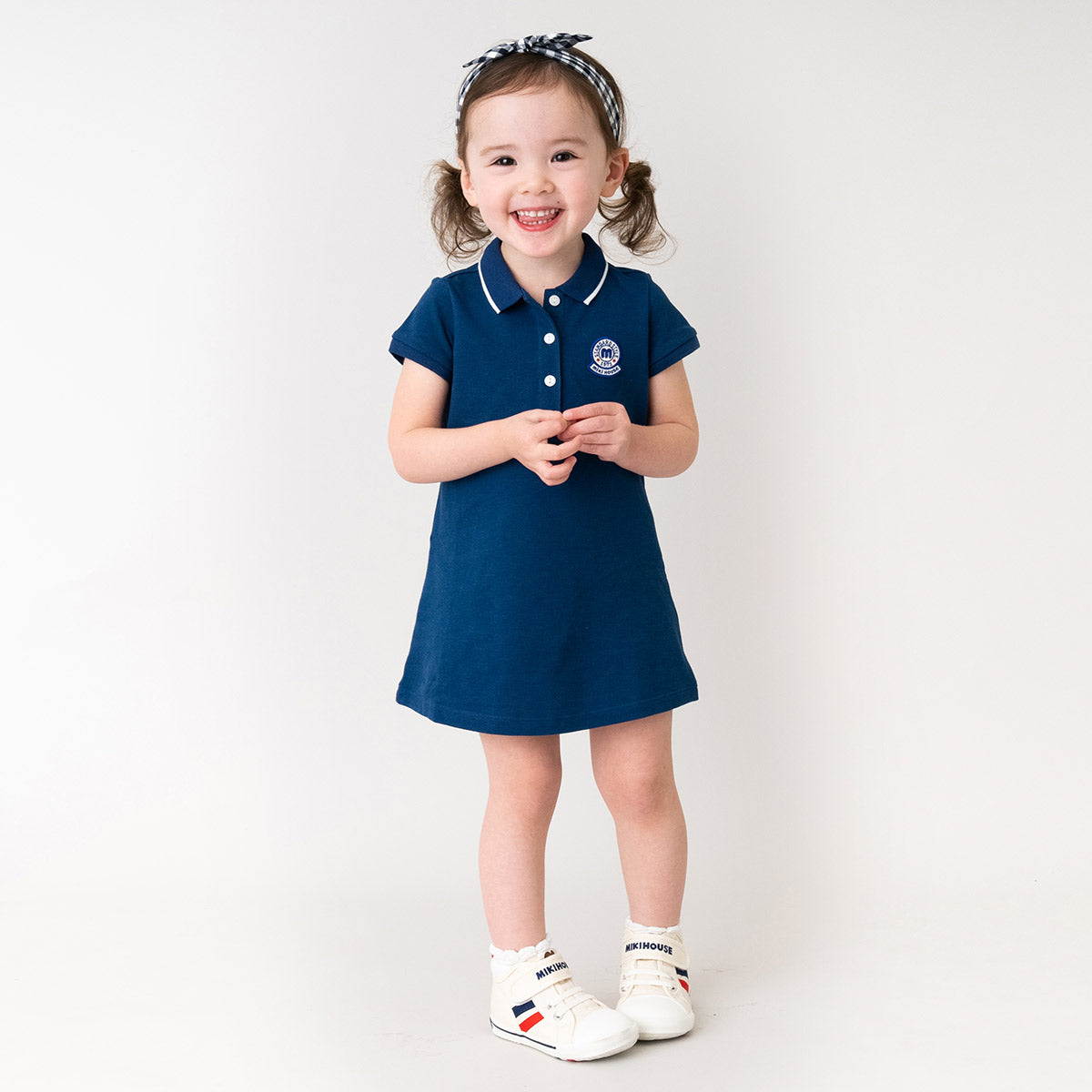 ギンガムチェックヘアバンド