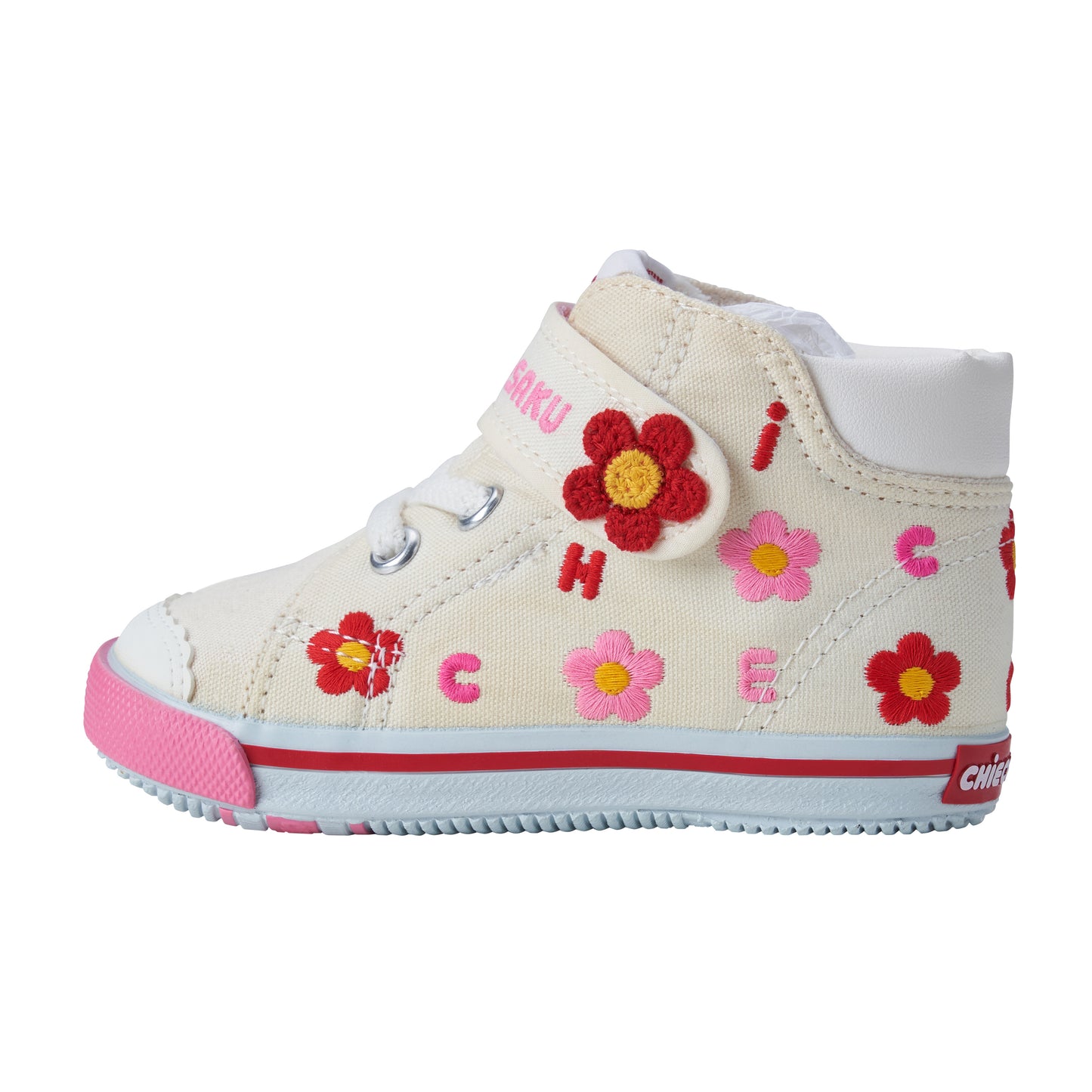 【チエコサク】お花柄セカンドベビーシューズ