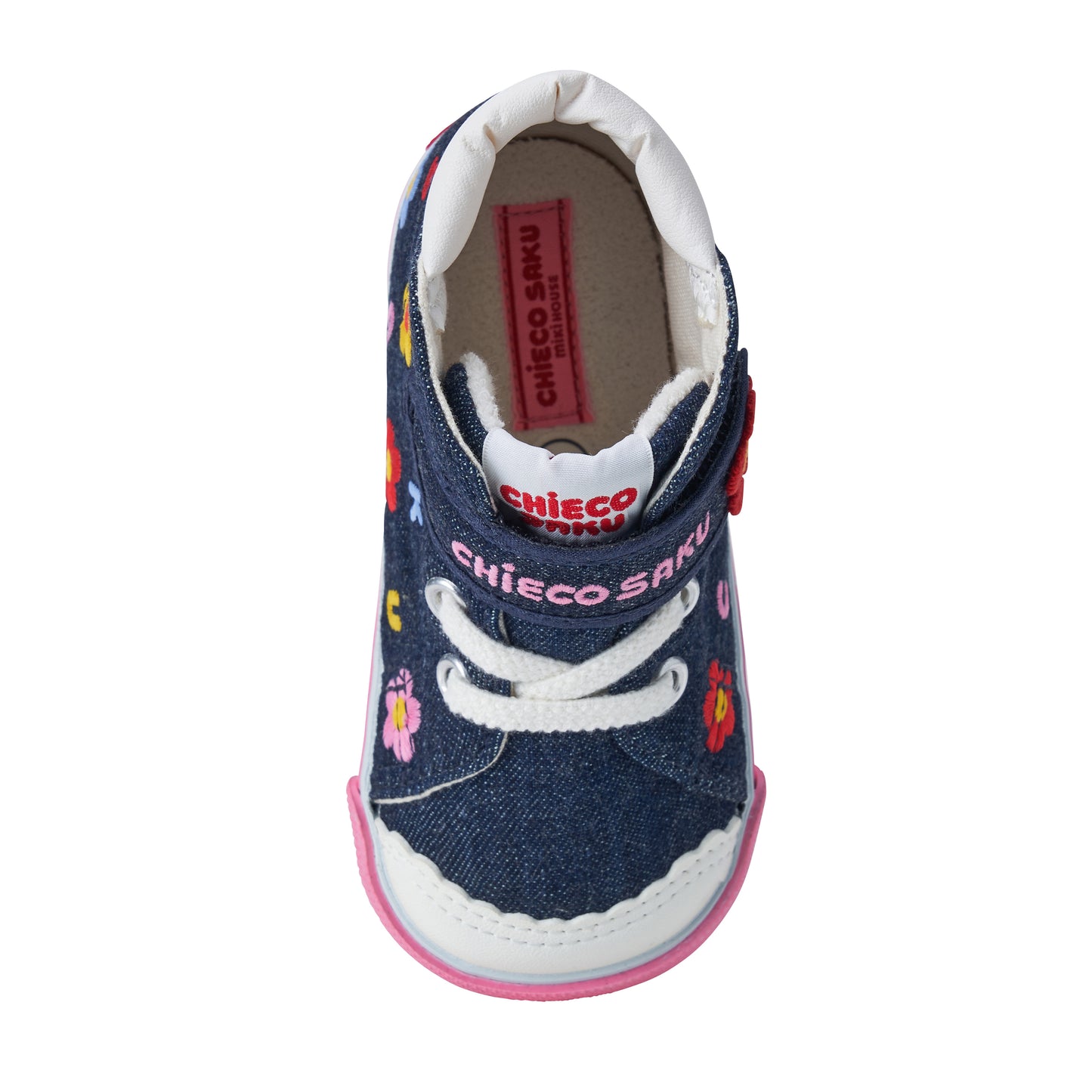 【チエコサク】お花柄セカンドベビーシューズ