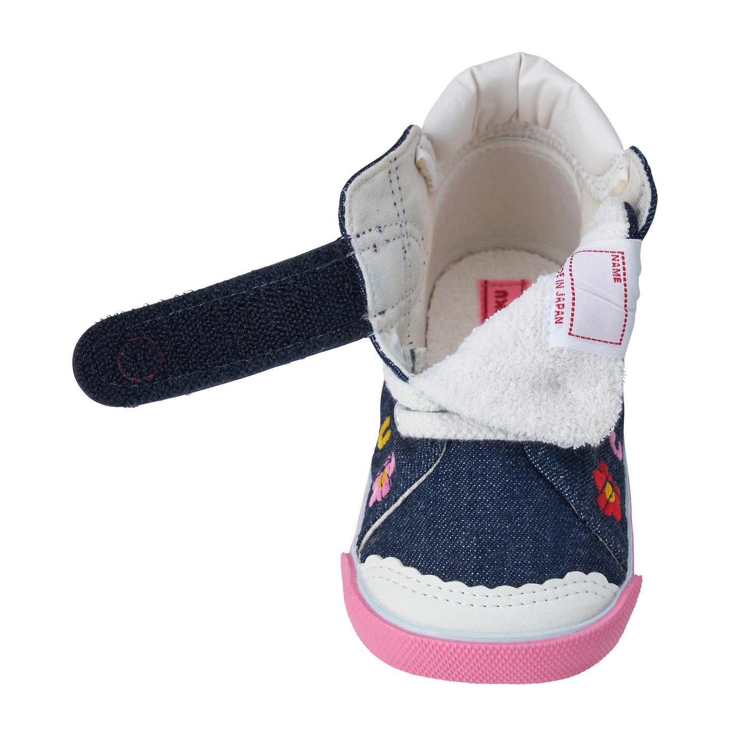 【チエコサク】お花柄セカンドベビーシューズ