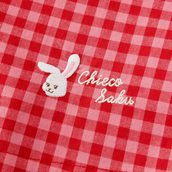 [CHIECO SAKU]格纹短袖衬衫