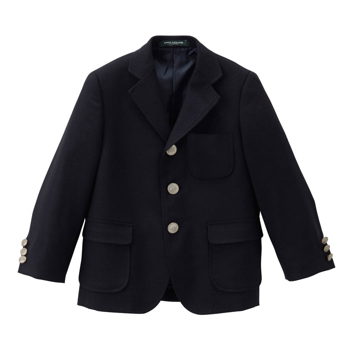 ウール素材の三つボタンジャケット