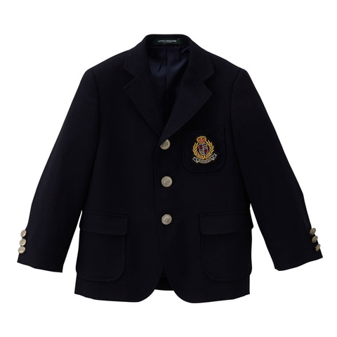 ウール素材の三つボタンジャケット