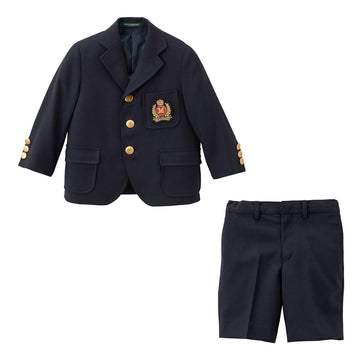 suit with emblem