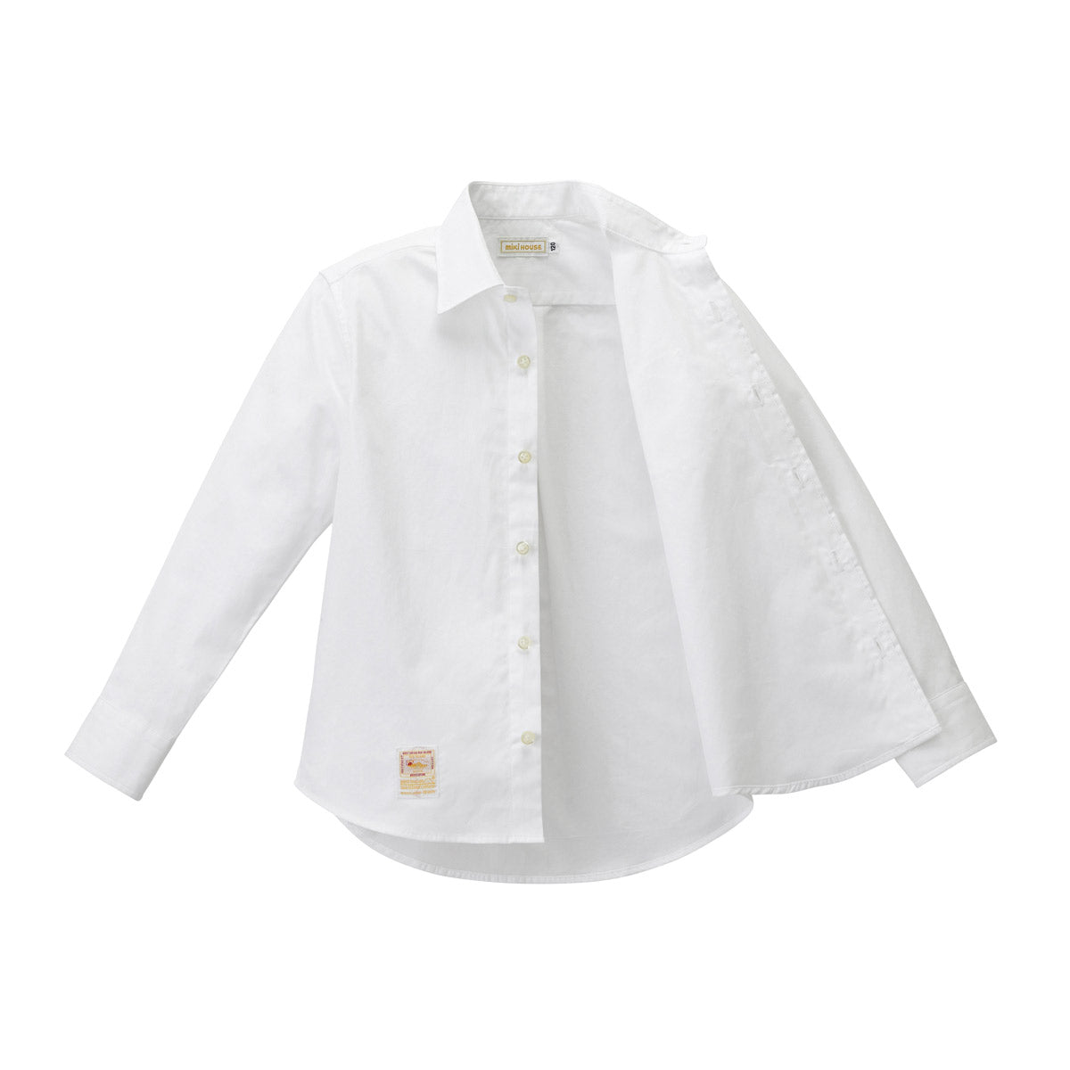 長袖シャツ 海島綿