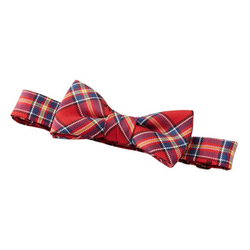 Miki House檢查蝴蝶領帶 紅色的 商品画像