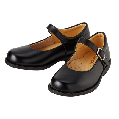 Cowhide one strap shoes