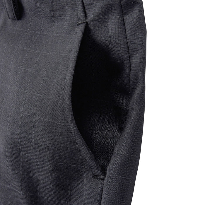 ウィンドウペン柄三つボタンスーツ