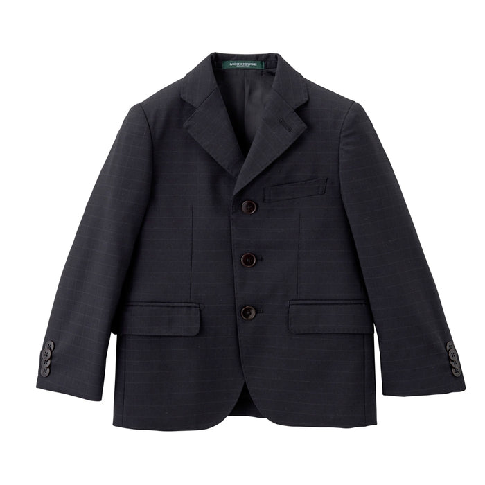 ウィンドウペン柄三つボタンスーツ