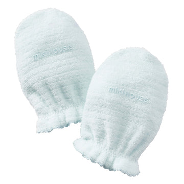 Non-twist pile mittens blue 商品画像