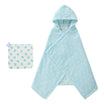 Bath poncho & handkerchief set [with BOX]