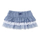 skirt with tulle lace