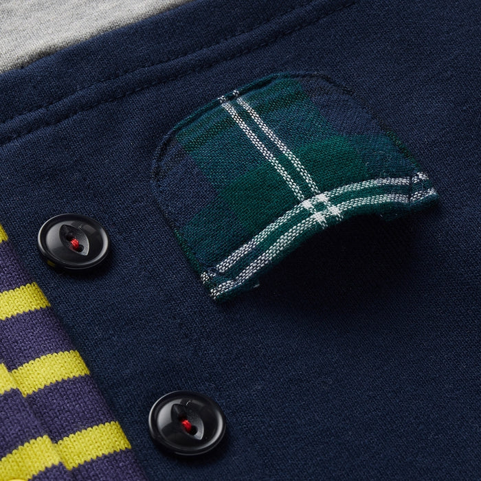 重ね着風カバーオール