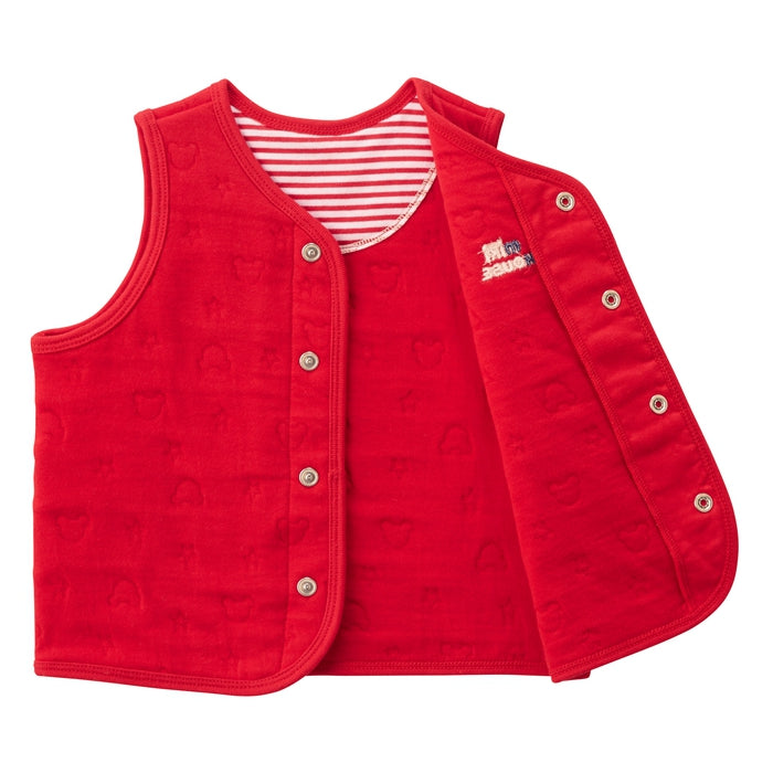 퀼트 조끼 니트