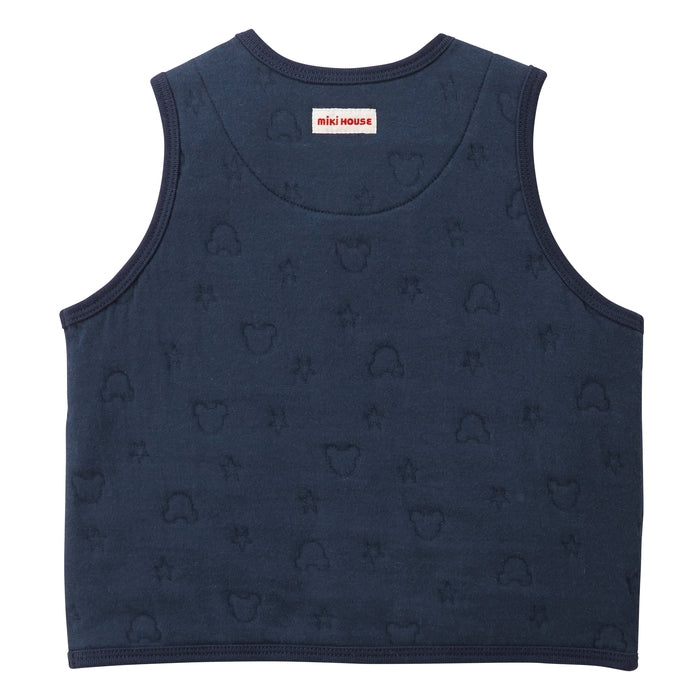 퀼트 조끼 니트