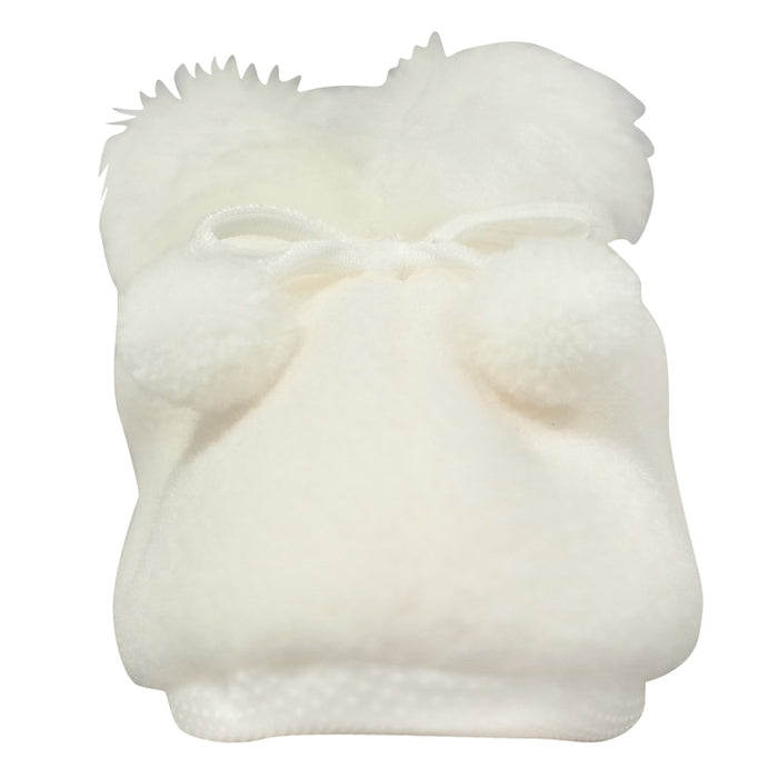 ファー付きブーティ