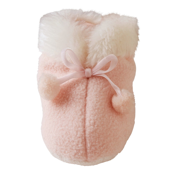 ファー付きブーティ