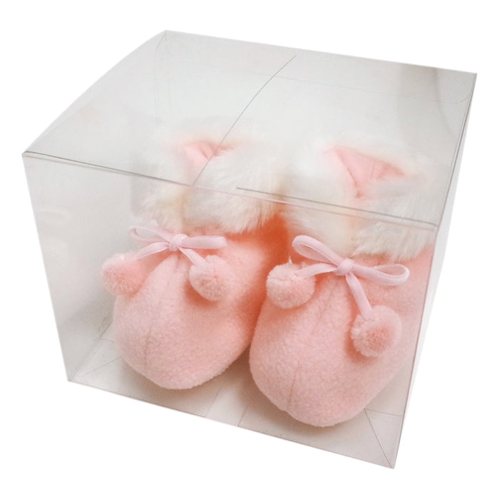 ファー付きブーティ