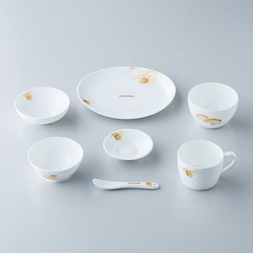 【ゴールドレーベル】お食い初め食器セット