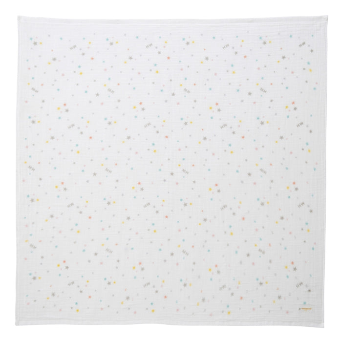 [WEB only] Star pattern gauze bath towel [with box]