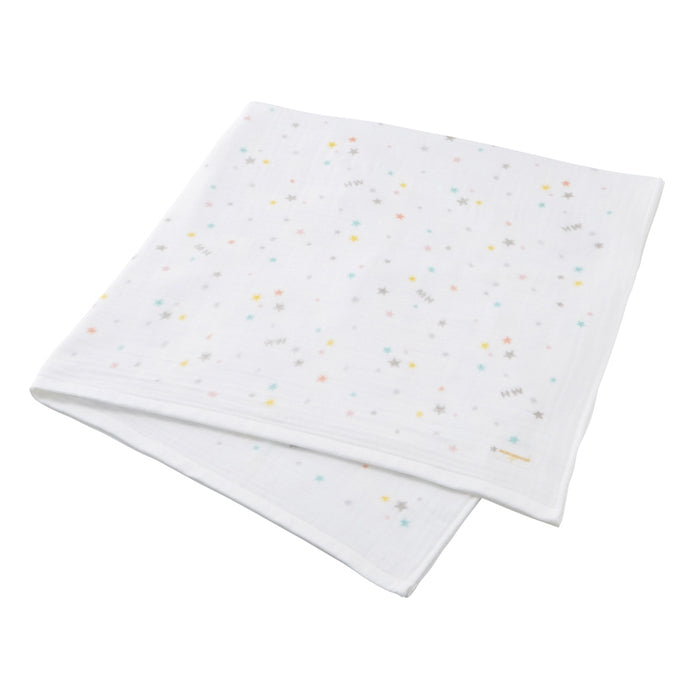[WEB only] Star pattern gauze bath towel [with box]