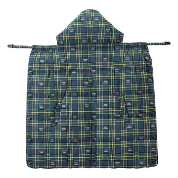 Down carry cape with rain cape