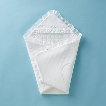 Knit jacquard afghan (swaddling)