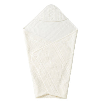 Non-twist knit afghan (swaddling)
