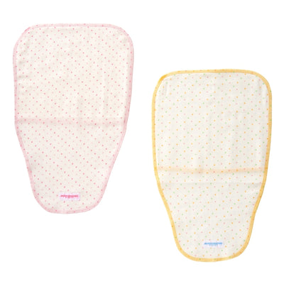 A set of 2 sweat pads made of gauze material