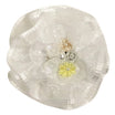 Organza flower hair clip