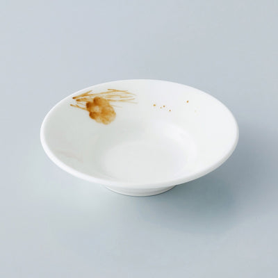 [Gold label] Whitebone China Rim dish