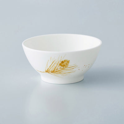 [금 라벨] Whitebone China Rice Bowl (10cm)