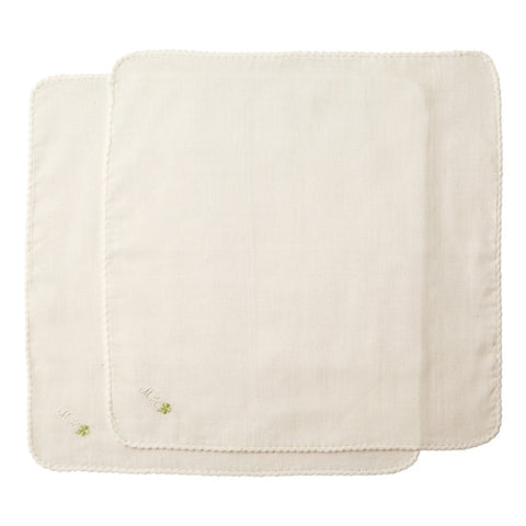 2 개의 Sea Island 면화 거즈 손수건 세트