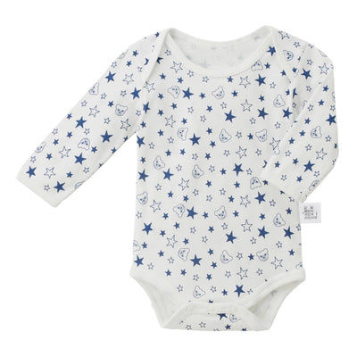 Long -sleeved star pattern milling body shirt