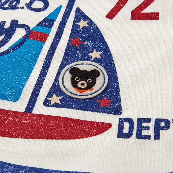 [Top seller] [Unconfirmed] Yacht pattern long sleeve T-shirt