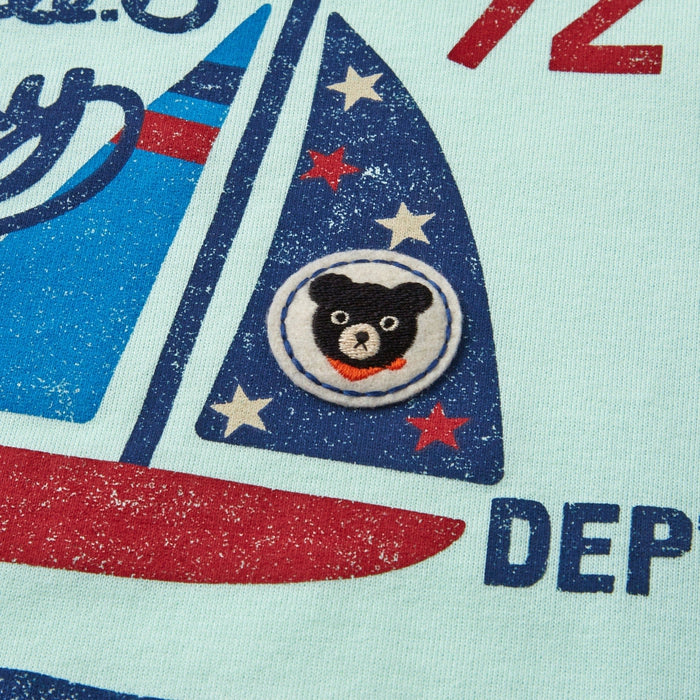 [Top seller] [Unconfirmed] Yacht pattern long sleeve T-shirt